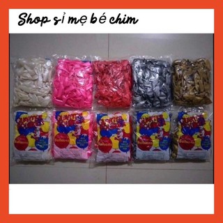 [Sỉ 32k]Bóng Nhũ 100 quả Hàng Đẹp 10" (Loại 1) túi đơn màu