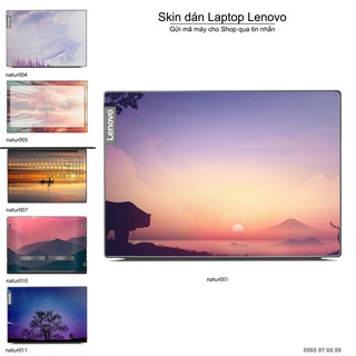 Skin dán Laptop Lenovo in hình thiên nhiên (inbox mã máy cho Shop)