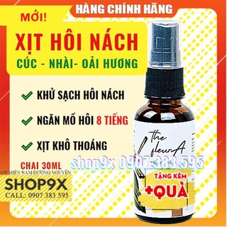 Khử Mùi Hôi Nách Thảo Dược Xịt Ngăn Mồ Hôi Nách và Loại Bỏ Mùi Hôi THE FLEURA 30ml