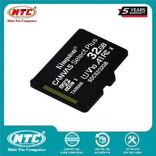 Thẻ nhớ microSDHC Kingston Canvas Select Plus 32GB U1 V10 A1 100MB/s (Đen) - Không Adapter