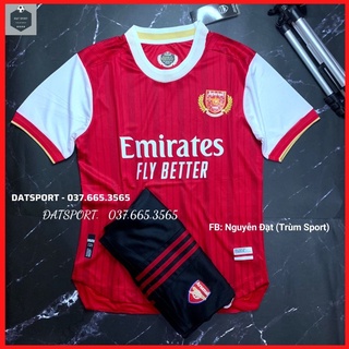 Bộ Quần Áo Bóng Đá Arsenal Quần Có Túi Bản Kỉ Niệm 1866. Hàng Gai Thái Mặc Bao Phê Cam Kết Y HÌNH