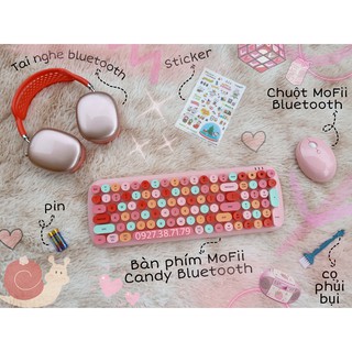 (CÓ SẴN) Bàn phím không dây MOFII CANDY Bluetooth  - Kết nối Bluetooth và ghi nhớ được 3 thiết bị cùng lúc