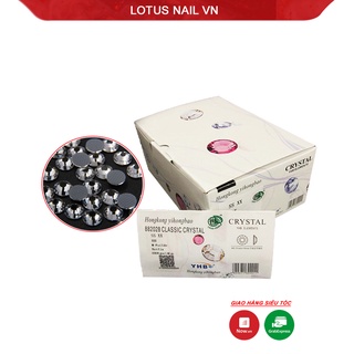 Đá đính móng YHB cao cấp hàng loại 1, khay chữ nhật 1440 viên mix đủ size ( bảng 1)