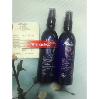 [Đủ bill][Fullsize 200ml] Nước Hoa Hồng Melvita rose / lavender