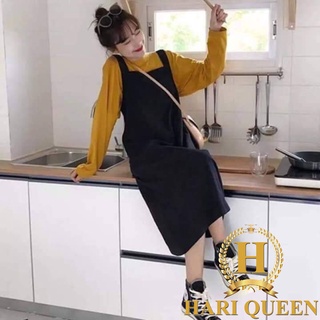 Sét yếm váy áo vàng dài tay ulzzang hot teen HARI1221