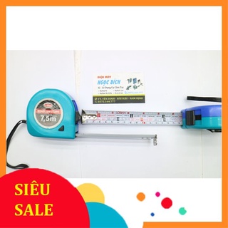 [RẺ VÔ ĐỊCH] Thước Mét LAND Chống Va Đập 5m,7,5m lỗ ban