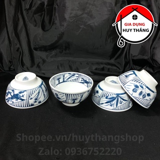 Bát Ăn Cơm Sứ "Múa Bồn" Dày Dặn, Chắc Tay, Men Đẹp, Sáng