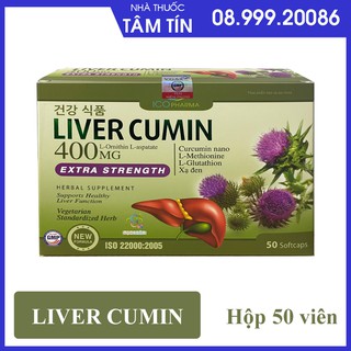 [CHÍNH HÃNG ] LIVER CUMIN - Giải độc GAN, Hạ men Gan - hỘP 10 VỈ