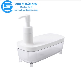Hộp đựng nước rửa tay 1 ngăn để bồn larvabo, hộp đựng xà phòng tiện dụng trong phòng tắmG279-hxp-Ngang