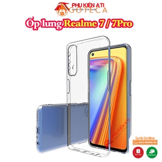 Ốp lưng Realme 7 / 7Pro - Dẻo, Trong suốt-Loại dày lâu ố vàng