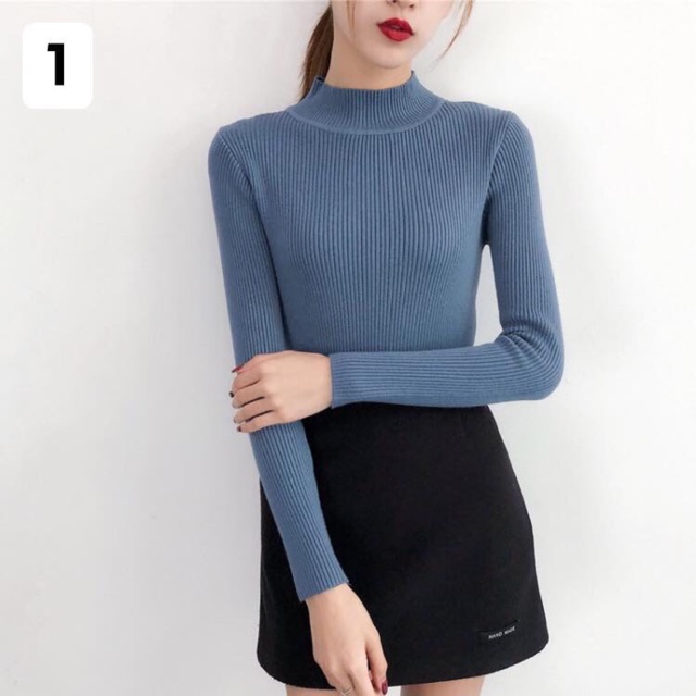 Áo Len Tăm Cổ 3 Phân