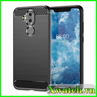 Ốp lưng Nokia X5 X6 X7 Nokia 7.2 Nokia 6.2 Nokia 5.1 plus 6.1 plus Nokia 8.1plus chống vân tay cao cấp