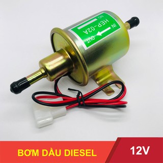 Bơm dầu diesel 12V bơm tự mồi HEP-02A bơm nhiên liệu xăng bơm dầu 80 - 100 lít một giờ - LK0110