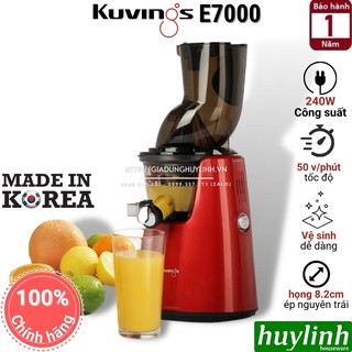 [Mã ELHAMS5 giảm 6% đơn 300K] Máy ép chậm Hàn Quốc Kuvings E7000 - Hàng chính hãng