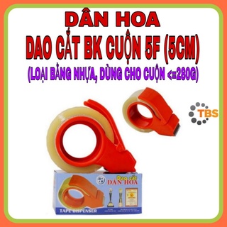 DỤNG CỤ CẮT BĂNG KEO BẰNG NHỰA CHO CUỘN 5F (5CM), DÙNG CHO BĂNG KEO VỚI CUỘN <0.35KG
