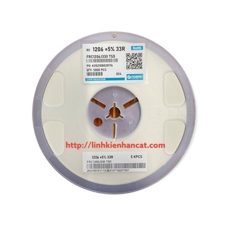 100 Con Điện Trở Dán 33R Kiểu 1206 SMD