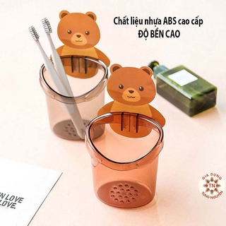 Cốc Dán Tường Hình Gấu Đựng Đồ Đa Năng Dễ Thương Siêu Tiện Dụng [CỐC GẤU]