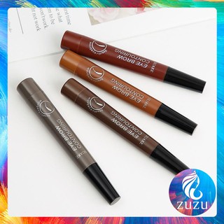 [M10] Chì kẻ mày, Bút kẻ lông mày gẩy sợi SUAKE 4 ngòi nét mảnh lâu trôi Eye Brow Contouring 5g