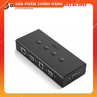 [Mã 254ELSALE giảm 7% đơn 300K] Bộ chia KVM 4 máy tính dùng 1 màn hình UGREEN 50280 dailyphukien