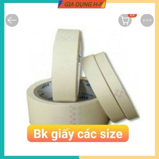 [GIÁ TỐT NHẤT] Băng keo giấy các loại 1.2F, 2.5F, 3.5F, 5F 20ya..