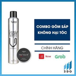 Gôm xịt tóc và sáp vuốt tóc nam nữ chính hãng Tuoke Vikada 3DO giữ nếp tạo kiểu tốt cứng
