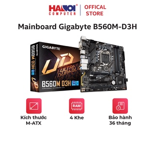 Mainboard Gigabyte B560M-D3H, bo mạch chủ có thiết kế 6+2 phase nguồn