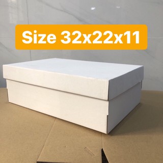20 hộp carton Thùng Carton 32 x 22 x 11cm Trắng