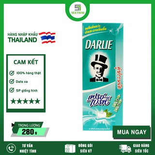 COMBO kem đánh răng vị muối Freshin Brite DARLIE Thái Lan 140gr - hộp 2 tuýp - Salty toothpaste