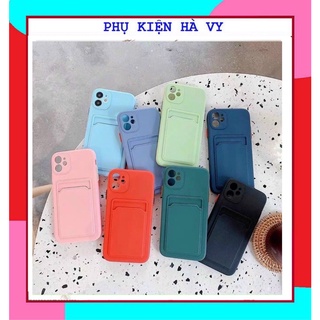 Ốp túi 6/6P/7G/7P8P/X,Xs,Xsmax,7Plus,8Plus/xr/11promax/12promax/11/11pro có ngăn ví đựng thẻ tiện dụng