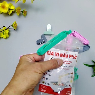 Bộ 12 Kẹp Niêm Phong túi đựng Thực Phẩm Tiện. Dụng cụ nhà bếp dùng niêm phong bao bì chống công trùng, kiến và bụi bẩn