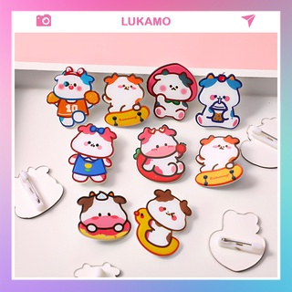 Sticker pin cài áo phụ kiện trang trí balo túi xách xinh xắn LUKAMO ST700