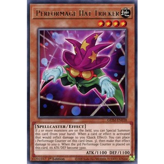 Thẻ bài Yugioh - TCG - Performage Hat Tricker / GEIM-EN038'