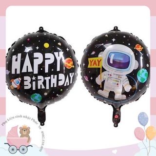 Bóng kiếng nhôm 45cm phi hành gia vũ trụ trang trí sinh nhật HPBD