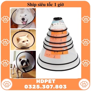 Loa Cổ Chống Liếm Cho Chó Mèo Thú Cưng - Đầy Đủ Kích Thước