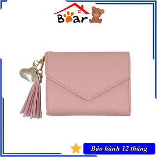 Ví nữ mini cao cấp ngắn cute dễ thương nhỏ gọn bỏ túi thời trang giá rẻ VD70 - Tặng kèm khi mua tai nghe mèo