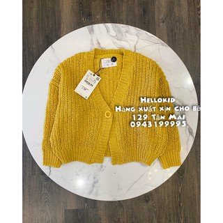 cardigan len vàng 1 cúc