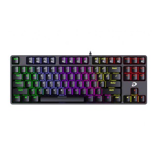 [Mã 33ELSALE hoàn 7% đơn 300K] Bàn phím cơ Gaming DAREU EK87 - Black (RED Led, Blue/ Brown/ Red D switch)
