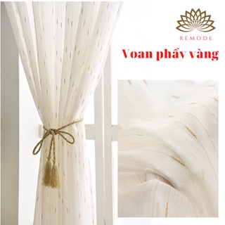 Rèm cửa sổ nhỏ, rèm voan trắng, rèm dán tường, dán cửa, treo thanh, decor trang trí phòng ngủ phòng khách REMODE