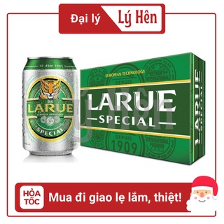 Thùng 24 Lon Bia Larue Special - Larue Xanh 330ml/Lon Date Luôn Mới