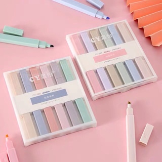 [ DaVinci ] Set 6 Bút Highlight CY-505 Cream Color Pastel