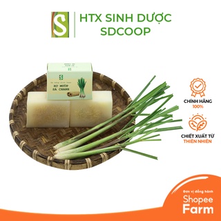 Xà Bông Xơ Mướp Sả HTX Sinh Dược 120g