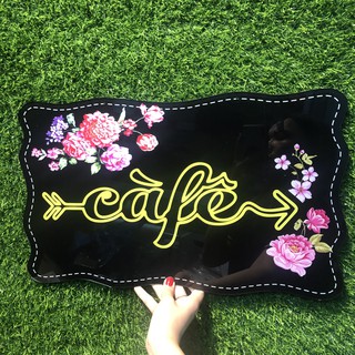 Bảng mica treo shop - Kích thước 30x50cm - Thiết kế theo yêu cầu