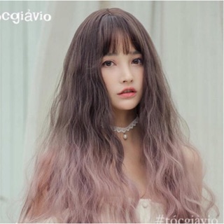 Tóc giả xù nữ 🥰 freeship 50k🥰 cao cấp- tặng lưới chùm tóc