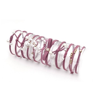 Set 12 dây thun (chun) cột tóc phong cách Hàn Quốc
