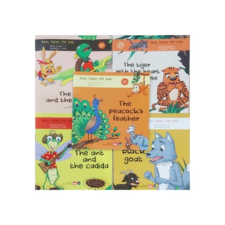 [Mã LIFE1404ALL giảm 20K đơn 50K] Sách - Bộ 5 cuốn truyện ngụ ngôn bằng tiếng anh ( Best fabies for kids )