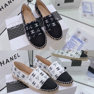 Giày slip on channel đế cói fullbox