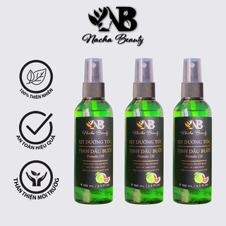 Liệu trình 2 tháng 3 chai tinh dầu bưởi xịt mọc tóc Pomelo Nacha baeuty (100ml x 3) giúp giảm rụng tóc, mọc tóc nhanh