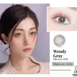 Lens Mắt , Kính Áp Tròng WENDY GRAY Có Độ Cận và Không Độ , DIA 14.0 ,Cho Mắt Nhạy Cảm Giá Sale