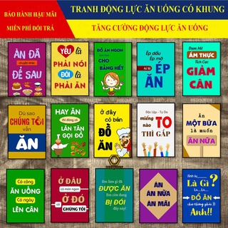 Album Tranh Động Lực Ăn Uống Cho Nhà Hàng, Quán Cafe, Trà Sữa...