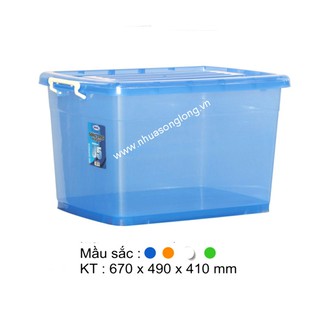 Thùng nhựa Song Long Chữ nhật 65L, 75L, 85L